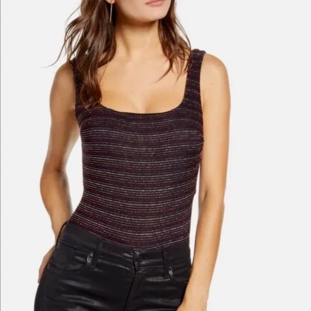 Subtle sequin body suit! Stretchy, comfortable and flattering.